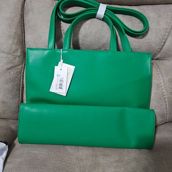 Telfar Medium Green Screen Shopping Bag - Picture 3 of 5